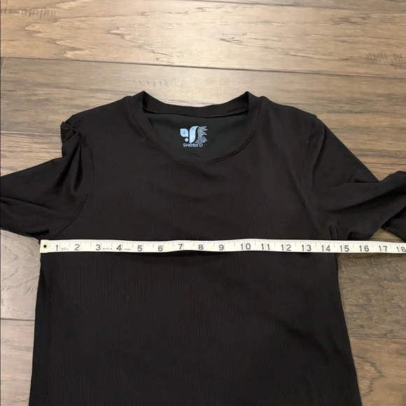 Shebird Aspen Long Sleeve Ribbed Knit Bra Top Sz 4/M - Picture 8 of 10